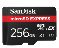 Karta pamięci SANDISK EXPRESS microSDXC 256GB (880/650 MB/s) EX C10 U3 UHS-I